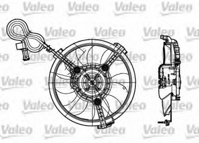 VALEO 698182 -  Вентилятор, охлаждение двигателя
