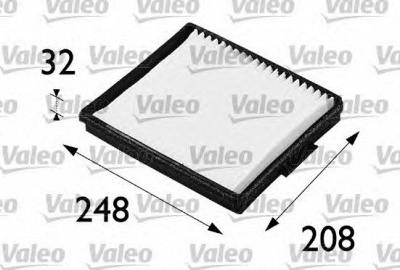 VALEO 698196 -  Фильтр воздуха в салоне
