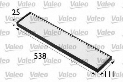 VALEO 698247 -  Фильтр воздуха в салоне