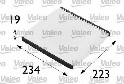 VALEO 698279 -  Фильтр воздуха в салоне