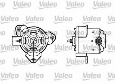 VALEO 698302 -  Электродвигатель, вентилятор радиатора