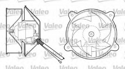 VALEO 698429 -  Вентилятор салона