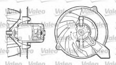 VALEO 698435 - Вентилятор салона