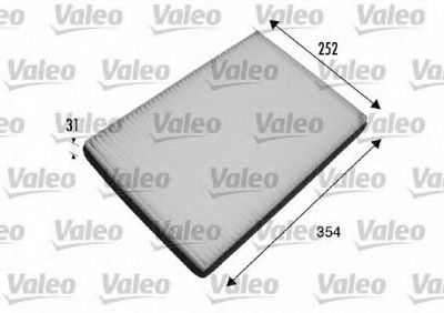 VALEO 698475 -  Фильтр воздуха в салоне