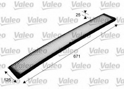 VALEO 698489 -  Фильтр воздуха в салоне