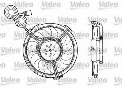 VALEO 698658 -  Вентилятор, охлаждение двигателя