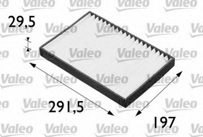 VALEO 698662 -  Фильтр воздуха в салоне