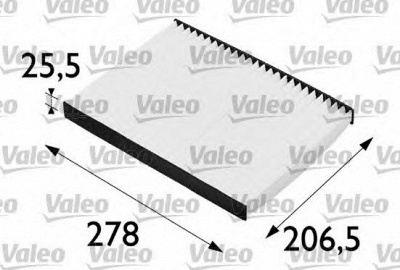 VALEO 698679 -  Фильтр воздуха в салоне