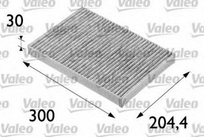 VALEO 698683 -  Фильтр воздуха в салоне