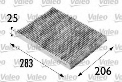 VALEO 698686 -  Фильтр воздуха в салоне