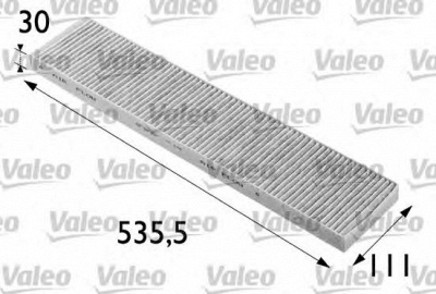 VALEO 698696 -  Фильтр воздуха в салоне