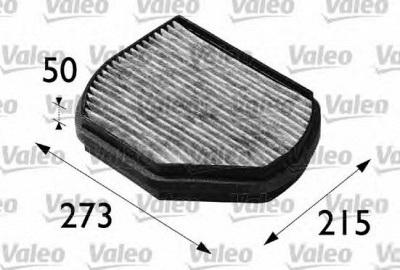 VALEO 698699 -  Фильтр воздуха в салоне