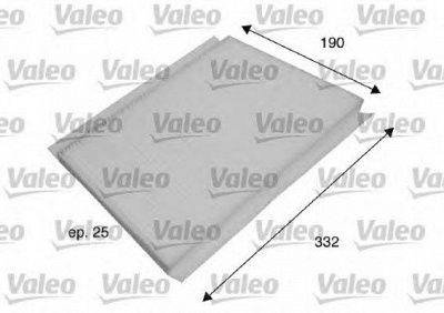 VALEO 698701 -  Фильтр воздуха в салоне