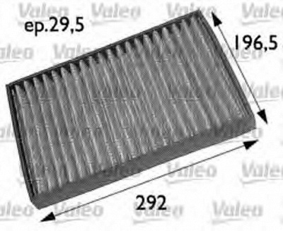 VALEO 698709 -  Фильтр воздуха в салоне