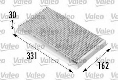 VALEO 698710 -  Фильтр воздуха в салоне