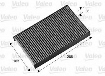 VALEO 698714 -  Фильтр воздуха в салоне