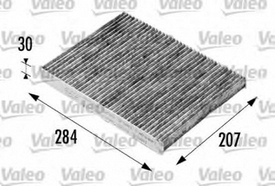 VALEO 698716 -  Фильтр воздуха в салоне