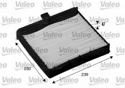 VALEO 698736 -  Фильтр воздуха в салоне