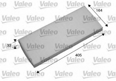 VALEO 698738 -  Фильтр воздуха в салоне