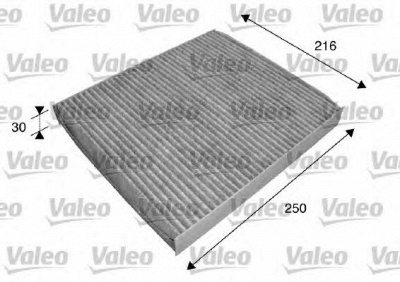 VALEO 698739 -  Фильтр воздуха в салоне