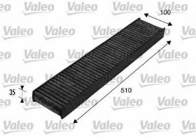 VALEO 698745 -  Фильтр воздуха в салоне