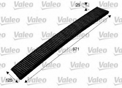VALEO 698750 -  Фильтр воздуха в салоне
