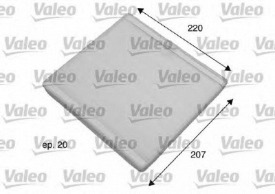 VALEO 698769 -  Фильтр воздуха в салоне