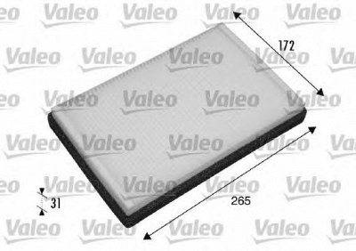 VALEO 698770 -  Фильтр воздуха в салоне