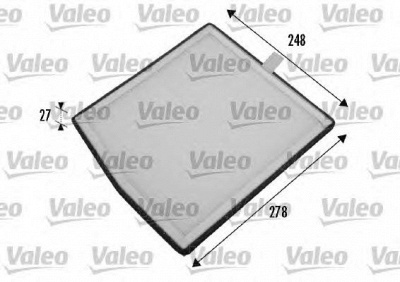 VALEO 698771 -  Фильтр воздуха в салоне