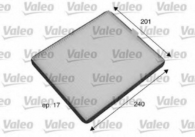 VALEO 698773 -  Фильтр воздуха в салоне