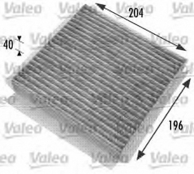 VALEO 698774 -  Фильтр воздуха в салоне
