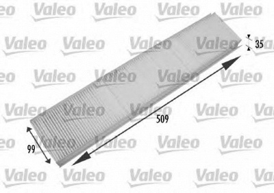 VALEO 698779 -  Фильтр воздуха в салоне