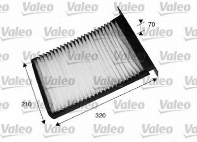 VALEO 698799 -  Фильтр воздуха в салоне