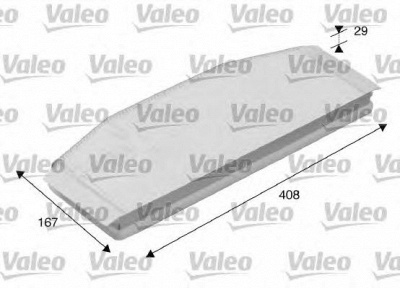 VALEO 698815 -  Фильтр воздуха в салоне