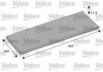 VALEO 698858 -  Фильтр воздуха в салоне