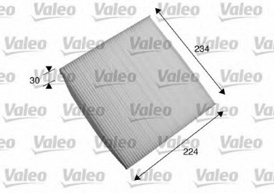 VALEO 698868 -  Фильтр воздуха в салоне