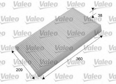 VALEO 698871 -  Фильтр воздуха в салоне