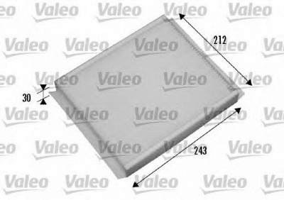 VALEO 698876 -  Фильтр воздуха в салоне