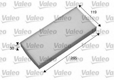 VALEO 698878 -  Фильтр воздуха в салоне