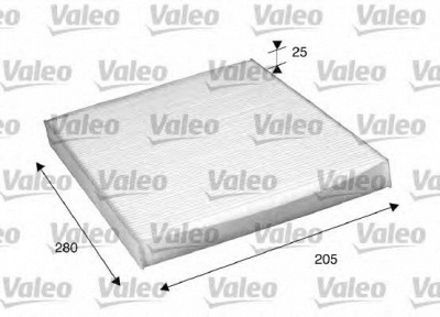 VALEO 698885 -  Фильтр воздуха в салоне