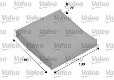 VALEO 698886 -  Фильтр воздуха в салоне