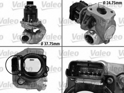 VALEO 700414 -  Клапан возврата ОГ