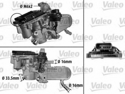 VALEO 700433 -  Клапан возврата ОГ
