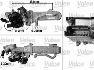 VALEO 700442 -  Клапан возврата ОГ