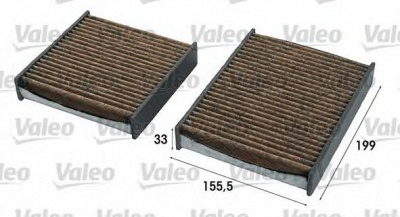 VALEO 701007 -  Фильтр воздуха в салоне