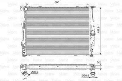 VALEO 701542 -  Радиатор, охлаждение двигателя