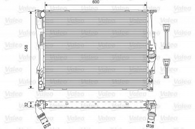 VALEO 701576 -  Радиатор, охлаждение двигателя
