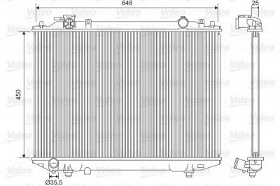 VALEO 701615 - Радиатор, охлаждение двигателя