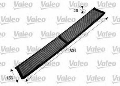 VALEO 715503 -  Фильтр воздуха в салоне