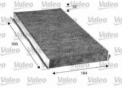 VALEO 715507 -  Фильтр воздуха в салоне